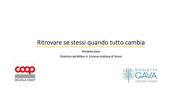 Affrontare l'emergenza Covid - Ritrovare se stessi quando tutto cambia